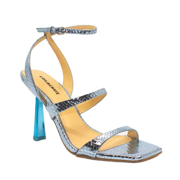 Lola Cruz Positano Metallic Blue