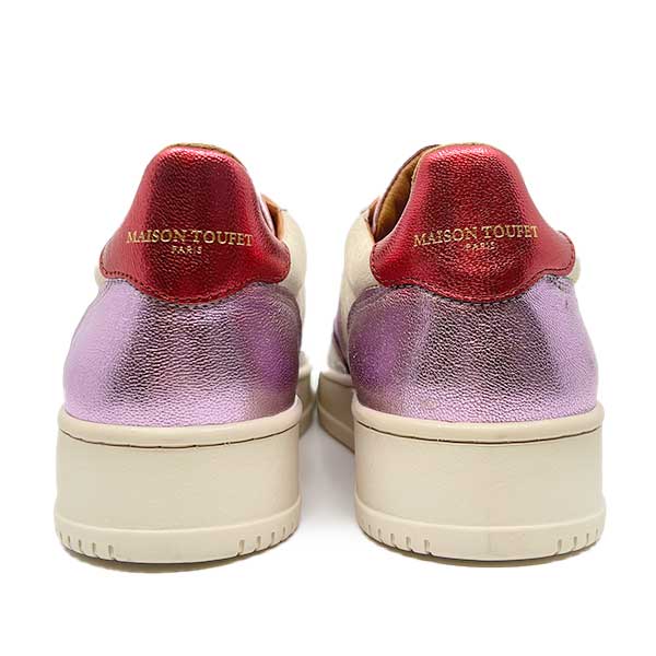 Maison Toufet -Armelle - Women's Metallic Leather Sneakers 