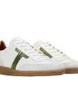 Solveig Khaki/Lilac | Leather Sneaker