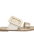 May Gold | Leather Slide