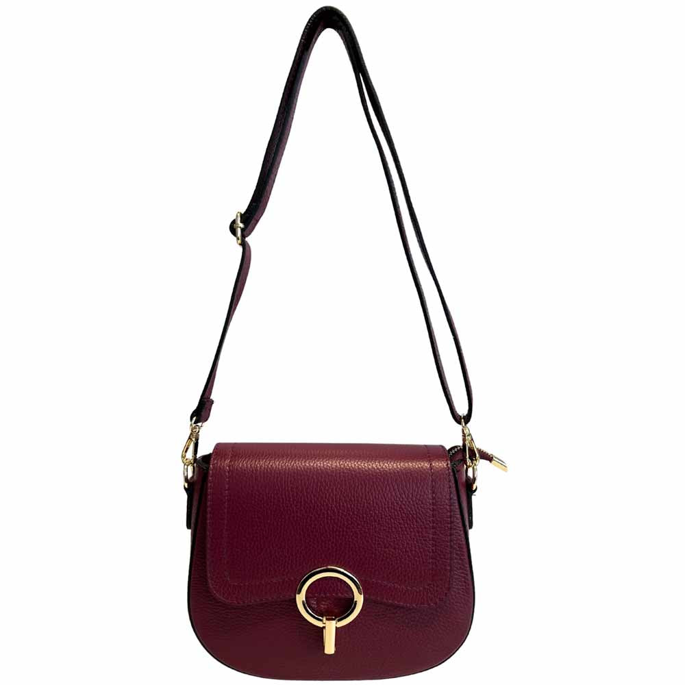 M01 Burgundy | Leather Handbag