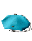 Anika Teal | Velvet Clutch