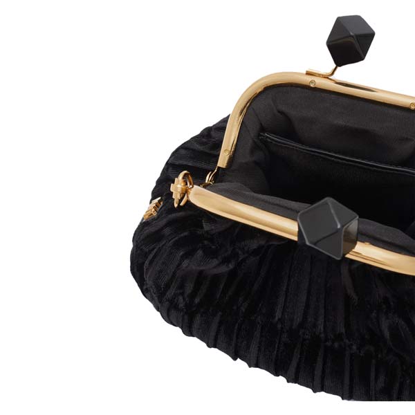 Candy Mini Black | Velvet Bag