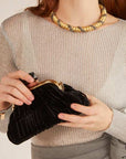 Candy Mini Black | Velvet Bag