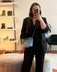 Karen Blue | Velvet mini bag