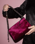 Louise Fuchsia | Velvet Bag