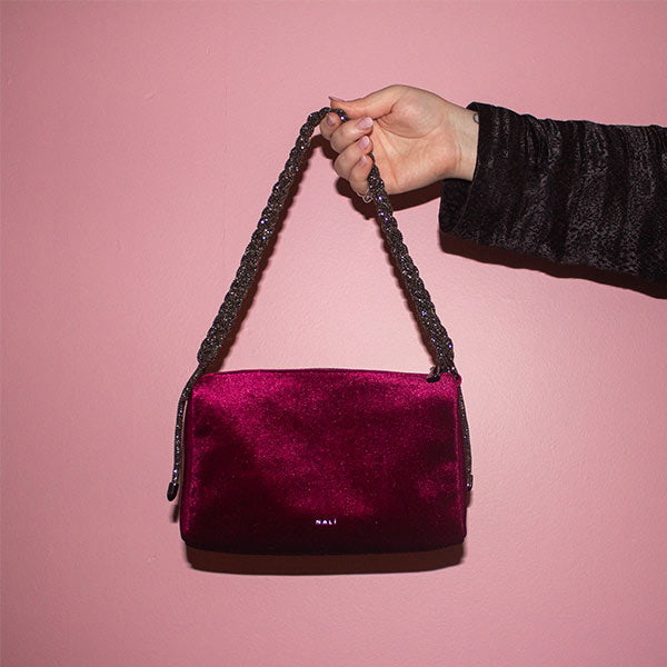 Louise Fuchsia | Velvet Bag