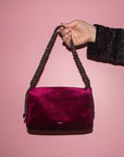 Louise Fuchsia | Velvet Bag