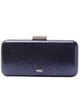 Nadine Navy | Metallic Clutch