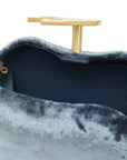 Tilly Blue | Velvet Clutch
