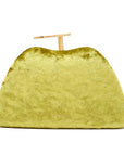 Tilly Green | Velvet Clutch