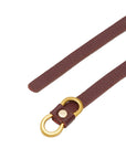 Josephine Burgundy | Thin Leather Belt