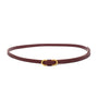 Josephine Burgundy | Thin Leather Belt