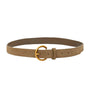 Josy Khaki | Suede Belt