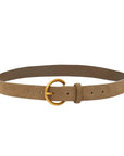 Josy Khaki | Suede Belt