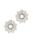 Pearl Flower Silver (set of 2) | Shoe Clips