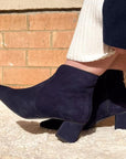 Arosa Navy | Suede Ankle Boot