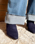 Arosa Navy | Suede Ankle Boot