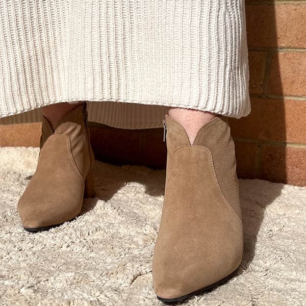 Arosa Taupe | Suede Ankle Boot