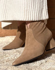 Arosa Taupe | Suede Ankle Boot