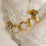 Gemstone Cuff | Gold and Moonstone