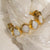 Gemstone Cuff | Gold and Moonstone