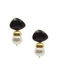 Lustre Luxe Earring (Gold with Black)