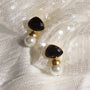 Lustre Luxe Earring (Gold with Black)