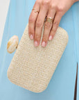 Ezra Natural | Raffia Clutch