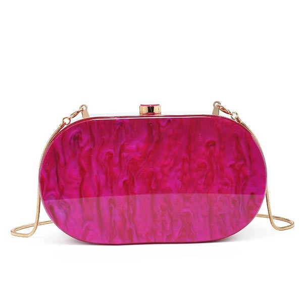 Urban-Expressions-Jimberly-Hot-Pink-Acrylic-clutch