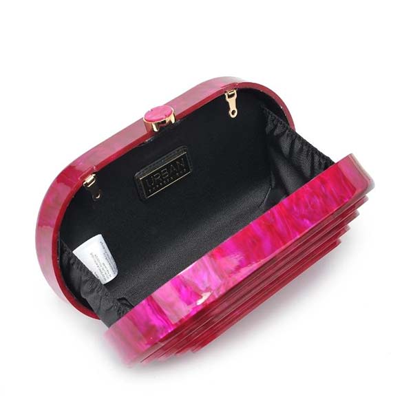 Urban-Expressions-Jimberly-Hot-Pink-Acrylic-clutch