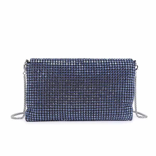 Urban-Expressions-Vivi-Blue-Rhinestone -Clutch