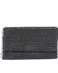 Vivi Black | Rhinestone clutch