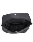 Vivi Black | Rhinestone clutch