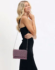 Urban-Expressions-Vivi-Pink-Rhinestone -Clutch