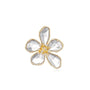 Free Heart Gold | Flower Brooch