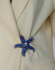 Summer Starfish Blue | Brooch