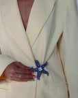 Summer Starfish Blue | Brooch
