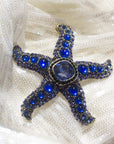 Summer Starfish Blue | Brooch