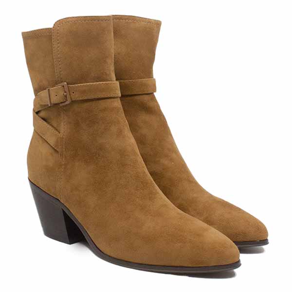 Casilda Brown | Suede ankle boot