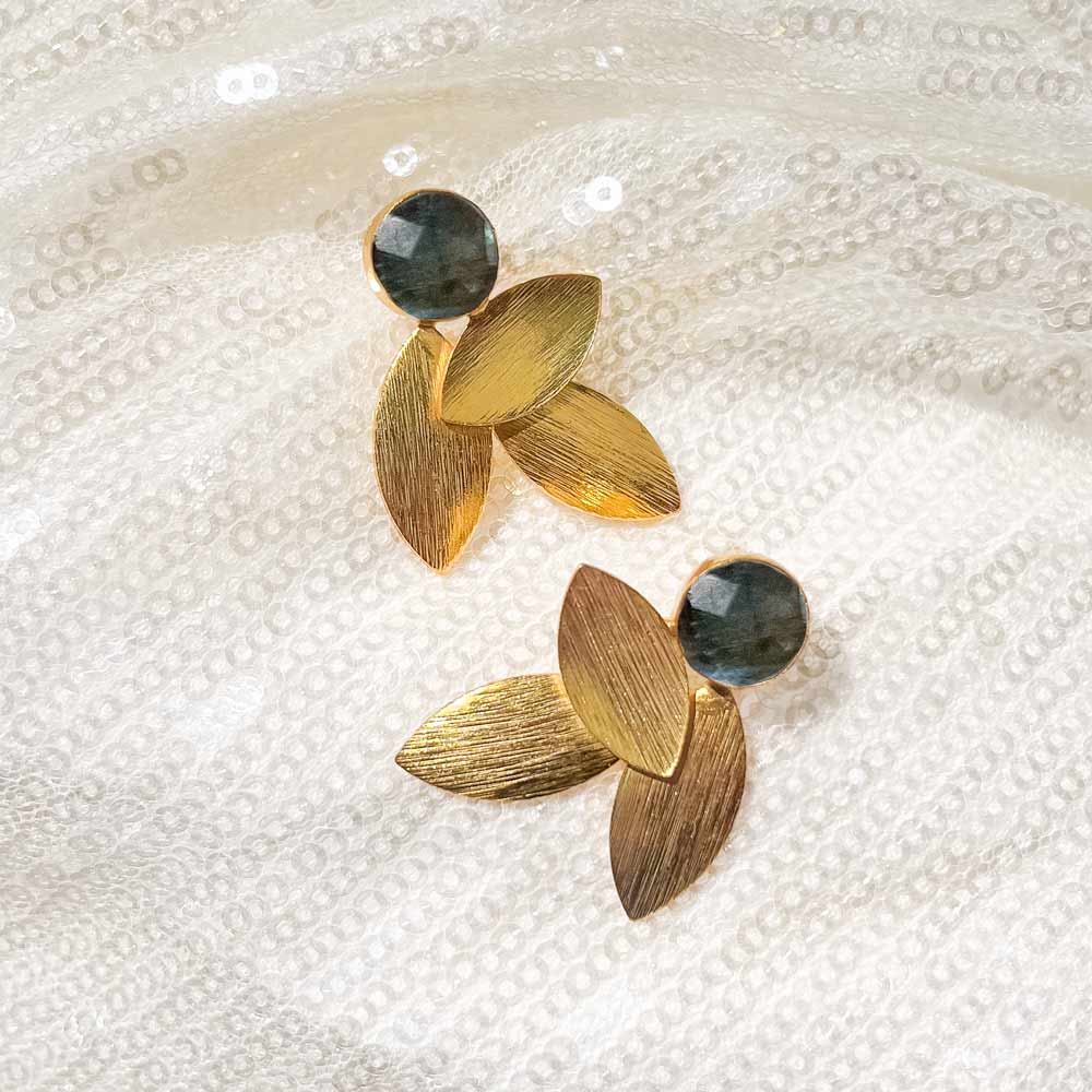 Petal Drop Earrings | Opal