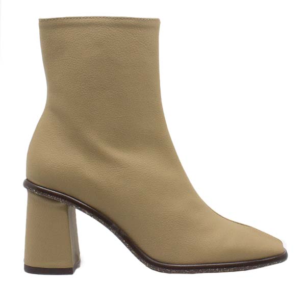 ALOHAS west cape cactus warm beige ankle boot side view