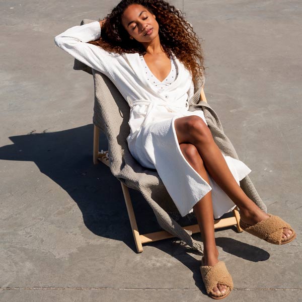 Billi Bi Lambswool Loungewear Slipper lifestyle 2