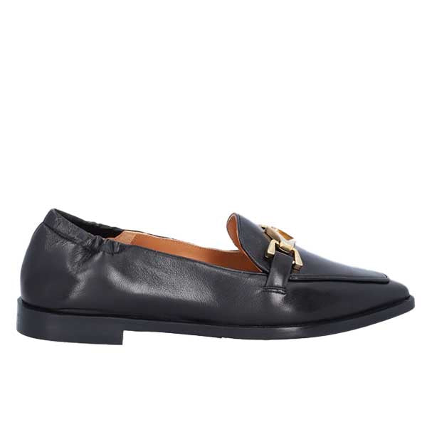 Billi Bi A5512 black leather loafer