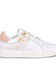 Fox Poppy Peach | Leather sneaker