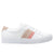 Cycleur De Luxe  Volata Women's White Pink/Mocha Leather Platform Sneakers 