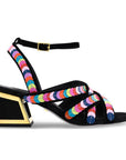    Kat Maconie Chima black multi side