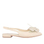 Nelli Coconut Cream | Slingback Flat