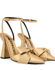 Kat-Maconie Maren Gold leather pump RS23 angle