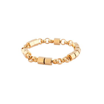    Kat-Maconie prism stud bracelet/anklet gold